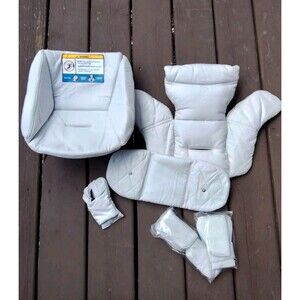 Nuna Exec SCP-0057c Organic Cotton Infant Insert Set Wedge, Storage Bag Car Seat